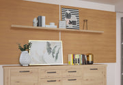 Wandboard passend zur Serie CORONA Paneel 200 cm Artisan Eiche 