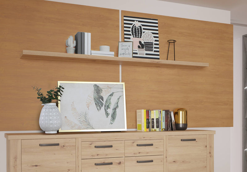 Wandboard passend zur Serie CORONA Paneel 200 cm Artisan Eiche 