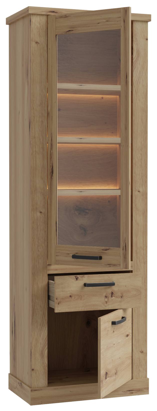 Wohnzimmerschrank CORONA Set 5-tlg Artisan Eiche