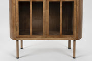 Vitrine Schrank YAZ aus Gummibaumholz im Vintage Style