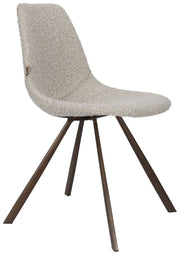Esszimmerstuhl FRANKY Bouclé Beige von DutchBone