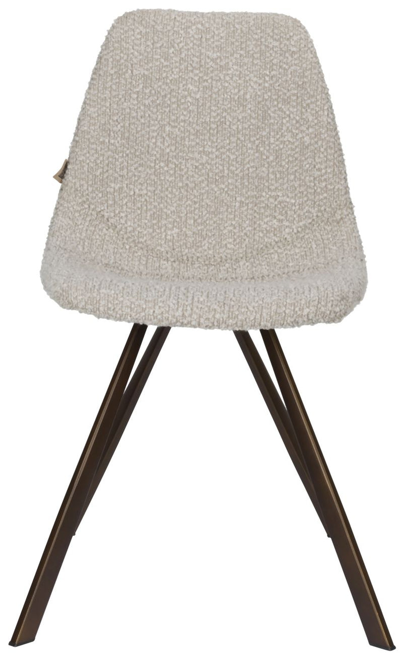 Esszimmerstuhl FRANKY Bouclé Beige von DutchBone