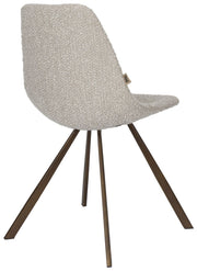 Esszimmerstuhl FRANKY Bouclé Beige von DutchBone