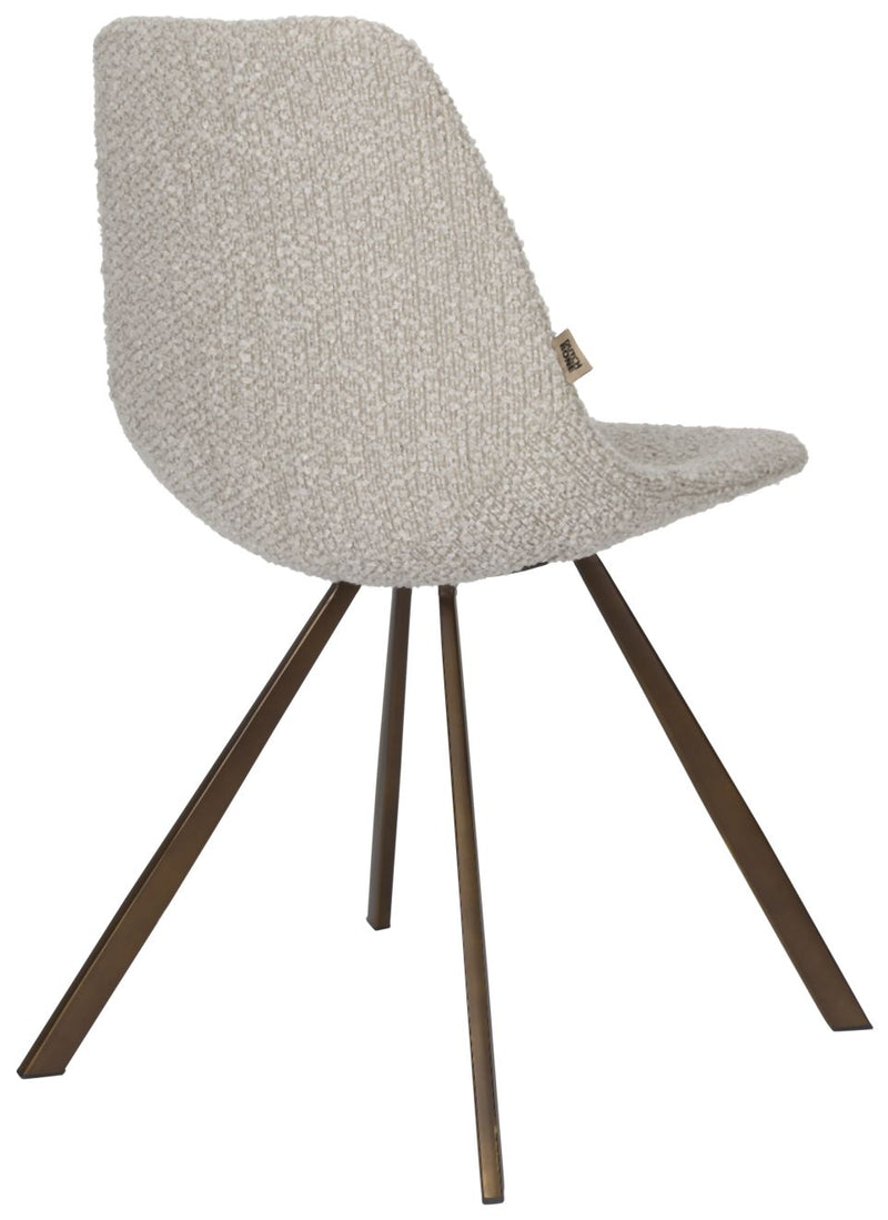Esszimmerstuhl FRANKY Bouclé Beige von DutchBone