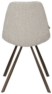 Esszimmerstuhl FRANKY Bouclé Beige von DutchBone