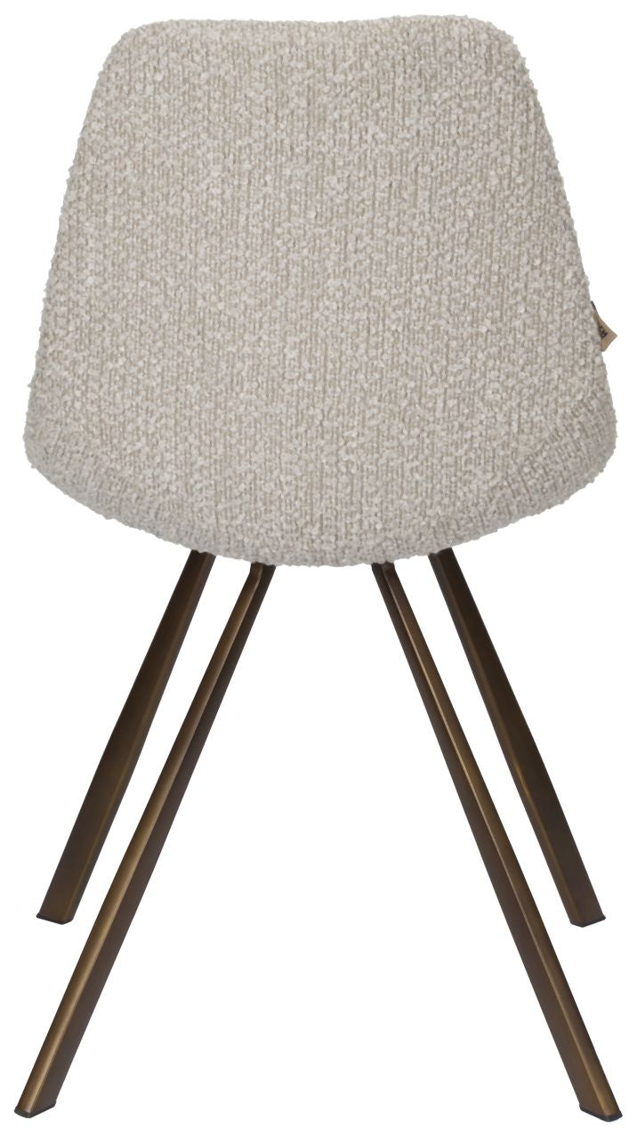 Esszimmerstuhl FRANKY Bouclé Beige von DutchBone