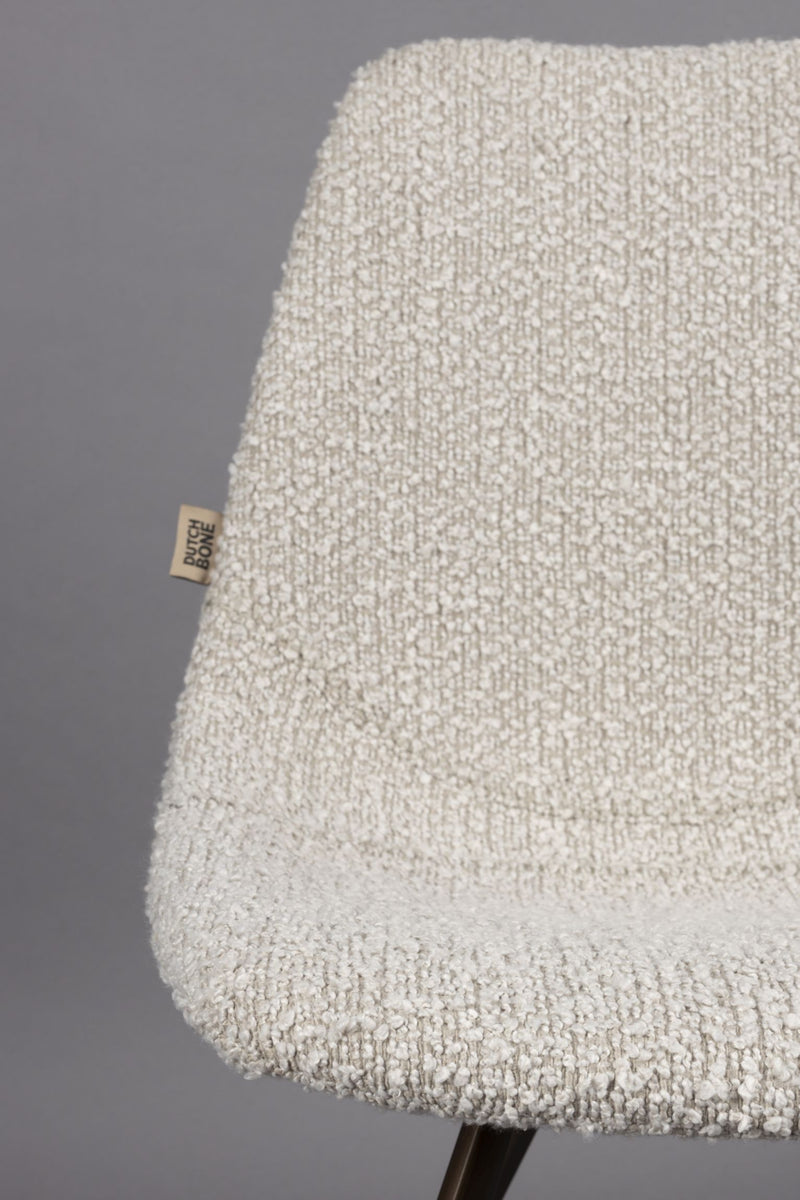 Esszimmerstuhl FRANKY Bouclé Beige von DutchBone