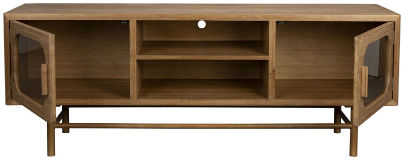 Sideboard TV-Board CAROUN aus carbonisiertem Bambus von DutchBone