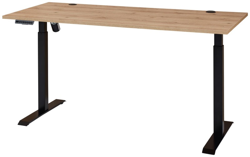 Höhenverstellbarer Schreibtisch SONOS Old Artisan Eiche - 160 x 77 cm