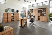 Höhenverstellbarer Schreibtisch SONOS Old Artisan Eiche - 160 x 77 cm