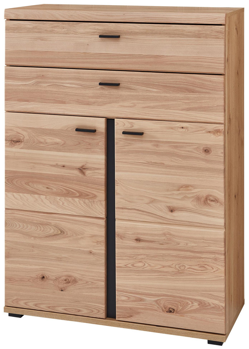 Büroschrank SONOS HU12 Front Altesche Massivholz gebürstet