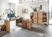 Büroregal SONOS HU22 Front Altesche Massivholz gebürstet
