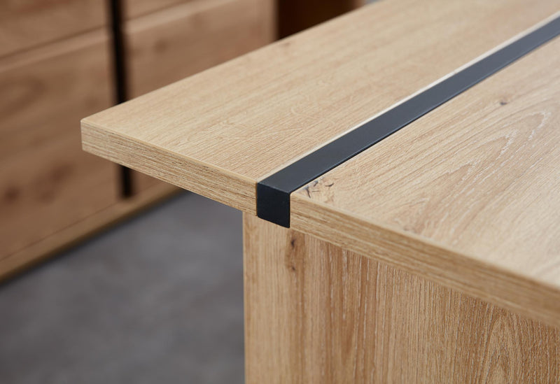 Komplettbüro SONOS VI 7-teilig Front Altesche Massivholz gebürstet