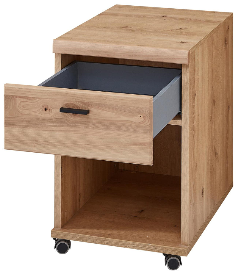 Komplettbüro SONOS VI 7-teilig Front Altesche Massivholz gebürstet
