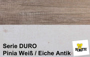 Bücherregal Regal DURO Bücherregal mit Inneneinteilung Pinie weiß antik von Forte
