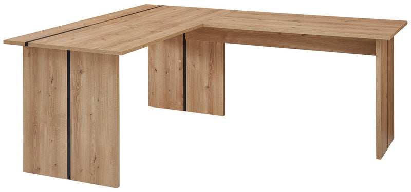 Eckschreibtisch SONOS Old Artisan Eiche 235 x 160 cm von Innostyle