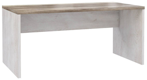 Schreibtisch Bürotisch DURO 160 cm Dekor Pinie weiß antik von Forte