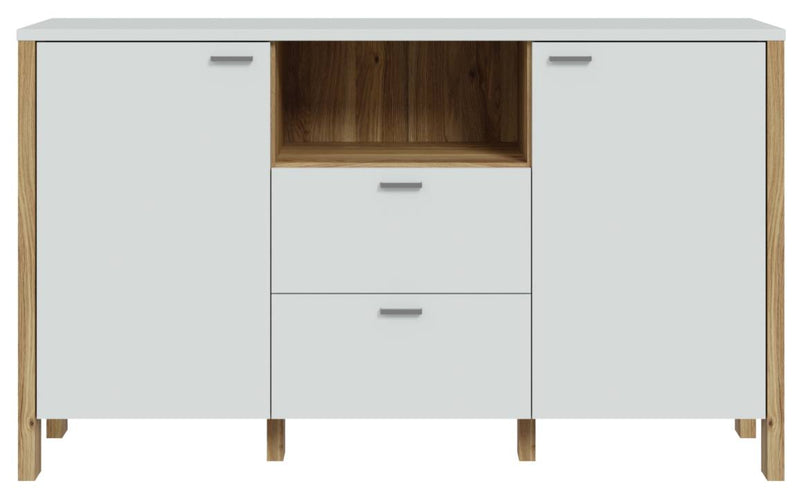 Sideboard Kommode SAITAMA Dekor Secret Grey und Mauvella Eiche Forte