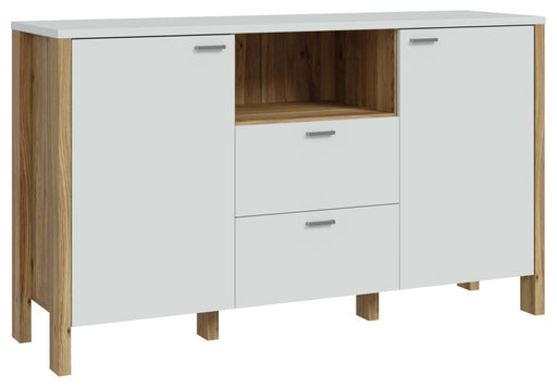 Sideboard Kommode SAITAMA Dekor Secret Grey und Mauvella Eiche Forte