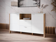 Sideboard Kommode SAITAMA Dekor Secret Grey und Mauvella Eiche Forte
