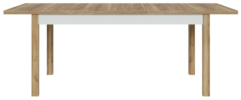 Esstisch Ausziehtisch SAITAMA Optik Mauvella Eiche / Secret Grey 