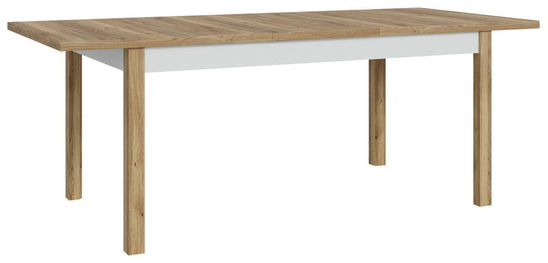 Esstisch Ausziehtisch SAITAMA Optik Mauvella Eiche / Secret Grey 