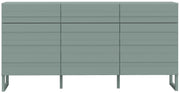 Sideboard BRETANIA Salbei mit 3 Türen und 3 Schubladen