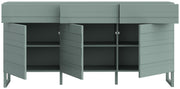 Sideboard BRETANIA Salbei mit 3 Türen und 3 Schubladen