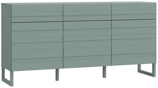 Sideboard BRETANIA Salbei mit 3 Türen und 3 Schubladen