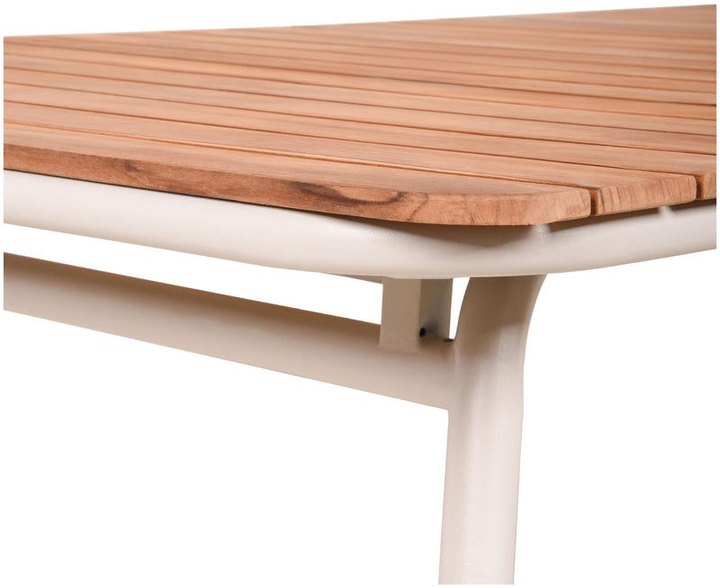Gartentisch Tisch CARMEL mit schöner Teakholzplatte von GardenPleasure