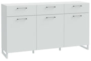 Sideboard SILBA Secret Grey 3 Türen 3 Schubladen