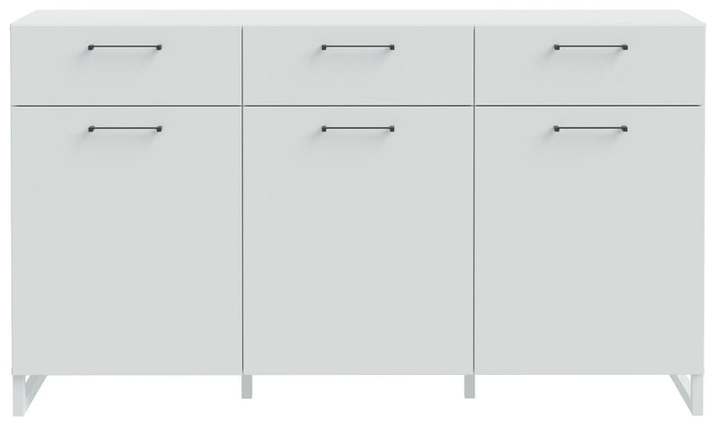 Sideboard SILBA Secret Grey 3 Türen 3 Schubladen