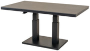 Höhenverstellbarer Gartentisch GENEVA NEGRO - 140 x 80 cm
