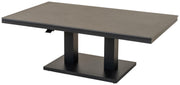 Höhenverstellbarer Gartentisch GENEVA NEGRO - 140 x 80 cm