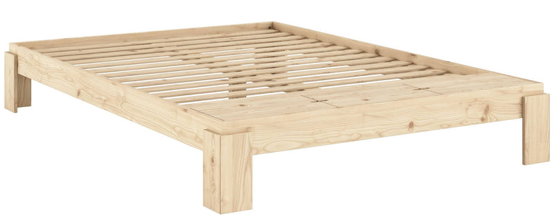 Massivholzbett LAYERS BED BENCH Stauraumbett Kiefer natur160 x 200 cm