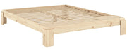 Futonbett Massivholzbett LAYERS BED BENCH Kiefer natur 180 x 200 cm