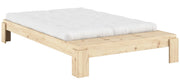 Stauraumbett Massivholzbett LAYERS BED BENCH Kiefer natur 3 Größen