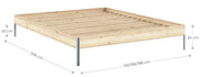 Futonbett Bettrahmen CORE Kiefer natur 3 Größen von Karup