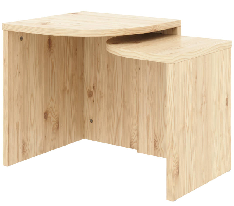 Beistelltisch-Set COMBINE Satztisch Hocker Kiefer natur von Karup