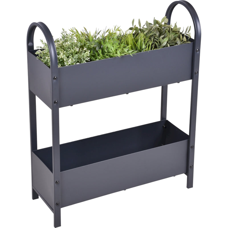 Etagen Hochbeet TULIPIA aus Metall in Anthrazit von GardenPleasure