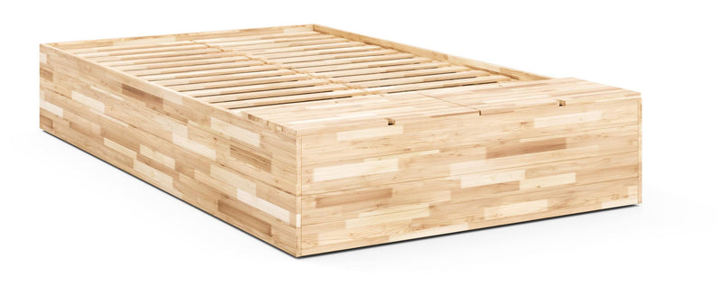 Stauraumbett BASEMENT BED 140 x 200 ohne zusätzliche Box