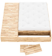 Stauraumbett BASEMENT BED 160 x 200 mit zusätzlicher Stauraum-Box