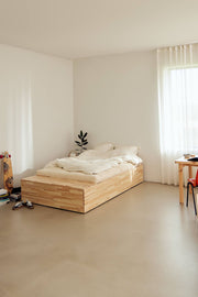 Stauraumbett BASEMENT BED 140 x 200 ohne zusätzliche Box