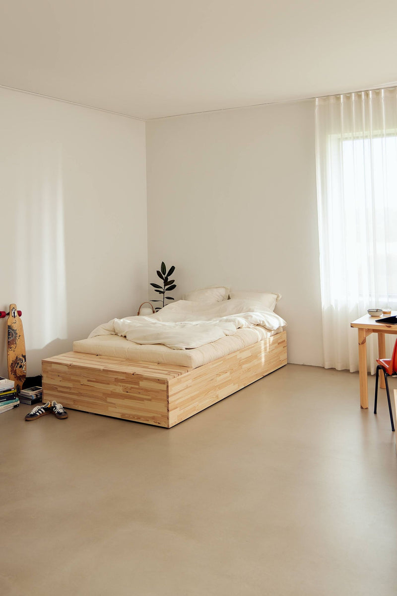 Stauraumbett BASEMENT BED 140 x 200 ohne zusätzliche Box