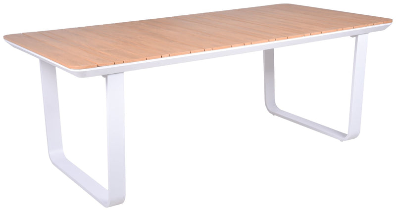 Garten Sitzgruppe Tischgruppe VENICE 5-teilig Aluminium und Nonwood
