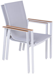 Garten Sitzgruppe Tischgruppe VENICE 5-teilig Aluminium und Nonwood