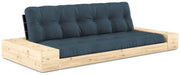 Schlafsofa Ausziehsofa BASE mit Seitenkästen Kiefer massiv lackiert Karup