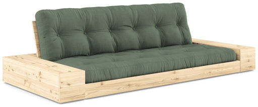 Schlafsofa Ausziehsofa BASE mit Seitenkästen Kiefer massiv lackiert Karup