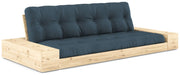Schlafsofa Ausziehsofa BASE mit Seitenkästen Kiefer massiv lackiert Karup