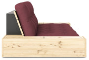 Schlafsofa Ausziehsofa BASE mit Seitenkästen Kiefer massiv lackiert Karup